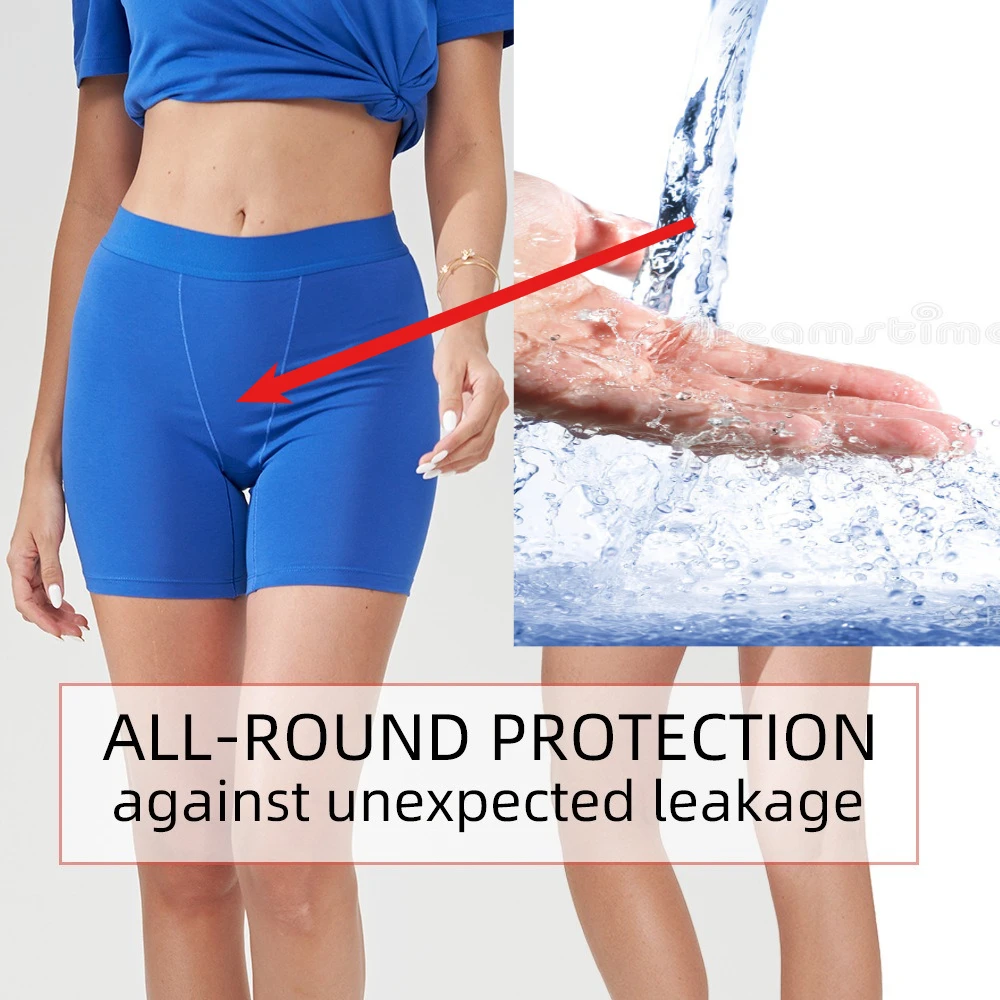 ملابس داخلية فسيولوجية للنساء، ملابس داخلية مانعة للتسرب، ملابس داخلية نسائية من القطن الخالص، سراويل فسيولوجية مقاس كبير #1