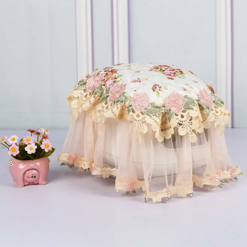 Floral Lace Dust-proof Covers Oil-proof Kitchen All-purpose Rice Cooker Water Dispenser Antifouling Protector Pastoral Cover New