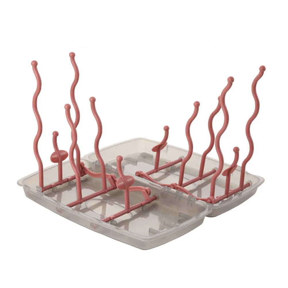 

1Pcs Baby Nursing Bottle Drying Rack Storage Stand Multifunctional Cup Drainer Kitchen Organizer Cup Draining Rack