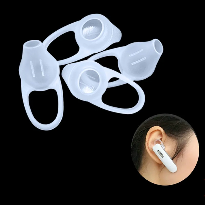 3Pcs Bluetooth Headset Ear Cap Soft Silicone Ear Bud Ear Tips Eargels Replacement For Wireless Earphone Earplugs Earbuds