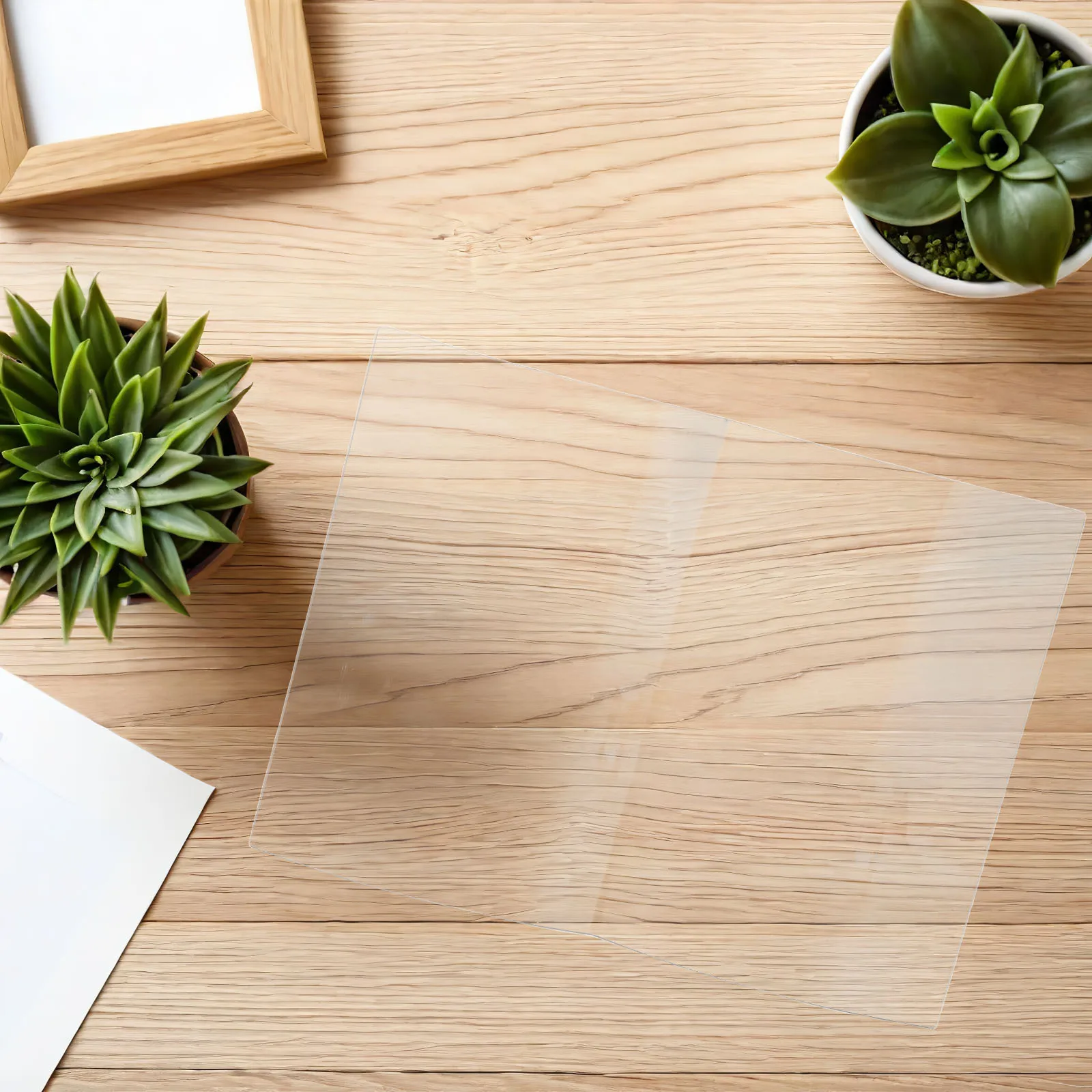 حامل كتب مكتبي شفاف، حامل عرض شفاف للكتب والمجلات في غرفة المعيشة في المطبخ أو حامل كتب مكتبي لمنطقة الدراسة #1