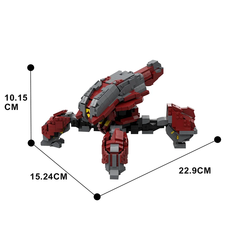 Gobricks MOC Banished Scarab Locust Building Block Mechanical Beast War Machine Bricks DIY Model Kid Toys Birthday Gift