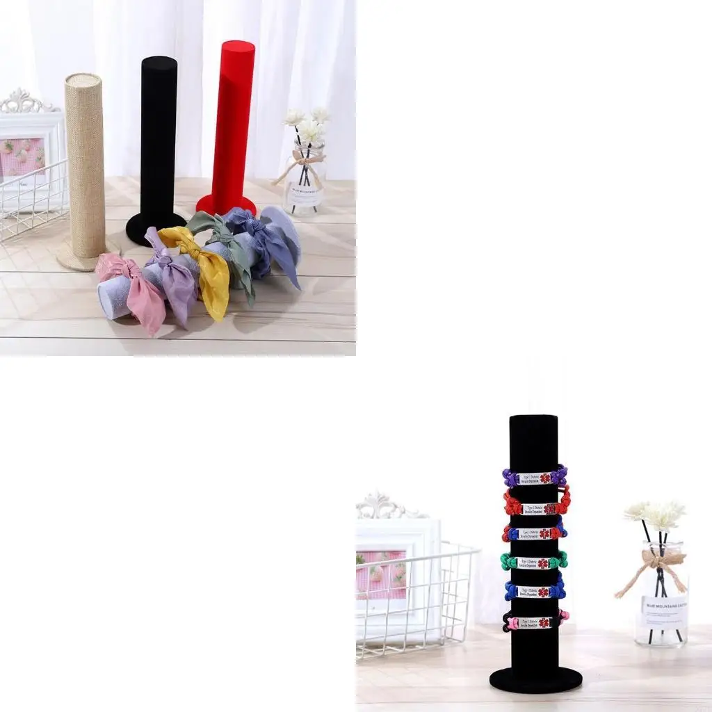 

Vertical Tower Jewelry Bracelet Display Stand Bangle T-Bar Display Holder Rack Closet Tower Holder