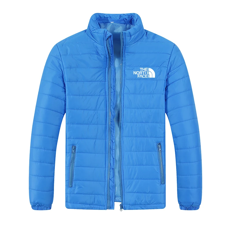 

Зимняя модная Новая мужская куртка на молнии с воротником-стойкой, повседневная, толстая, теплая, уличная спортивная куртка Parker в стиле хип-хоп для бега