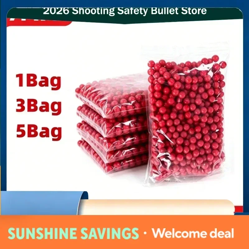 2030 Cool 500Pcs/Bag 7MM Soft Durable Rubber Balls High Elastic Safe Round Play Balls For Outdoor Toy Accessories
