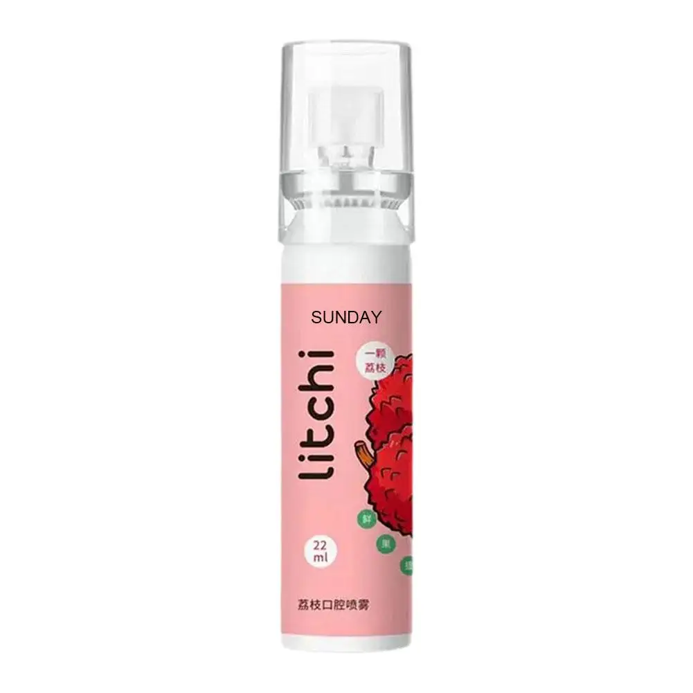 Spray de Traitement pour Haleine Fruitée et Pêche, Désodorisant pour Odeur, Halitose, Liquide pour la Bouche, U0G6, 22ml