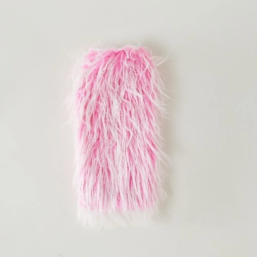 

Fashion Y2K Aesthetic Faux Fur Leg Warmers Foot Cover Kawaii Furry Leg Warmers Harajuku Punk Winter Leg Coverings JK Accessories