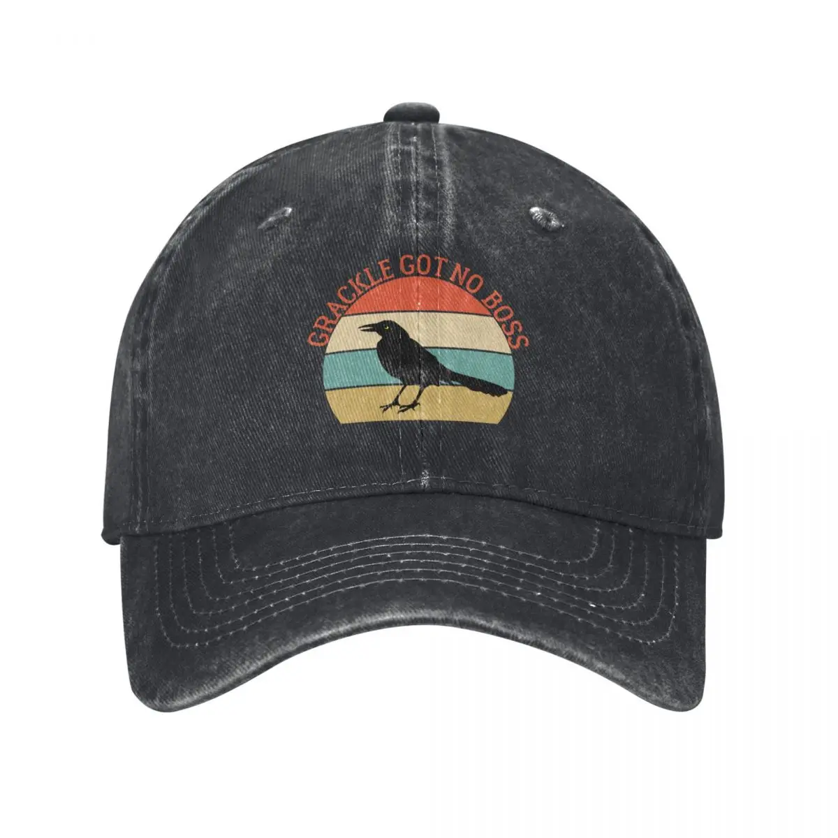 grackle got no boss - AUSTIN WEIRD BIRD Baseball Cap Rugby Luxury Brand Men Luxury Brand Women's