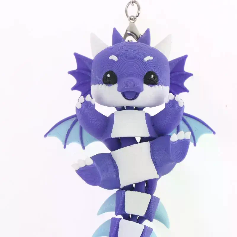 1Pcs 3D Printed Articulated Animal Ornament, Christmas Hanging Decoration, New Year Birthday Wedding Party Gift, Gift Bag Filler