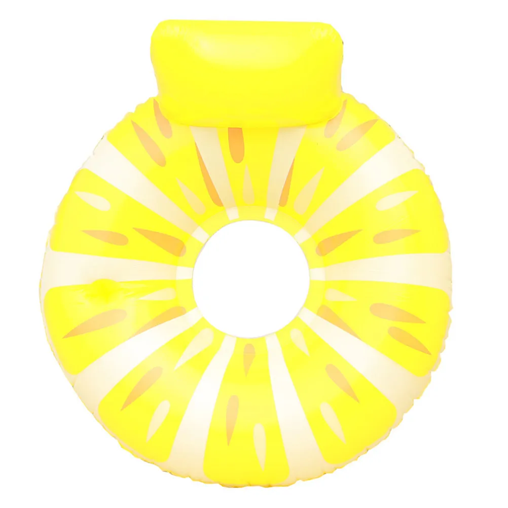 Aufblasbarer Frucht-Schwimmring aus dickem PVC – Leichter Reise-Schwimmreifen für den Pool – Sommergeschenk & Poolzubehör