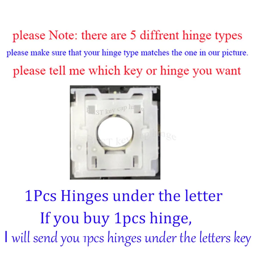 Single Keyboard Key hinge Rubber For Asus TUF Gaming A15 F15 FA507 FX517 FA507R FX507 FA607 FX607 FX617 FX707 FX507R keycap image 3