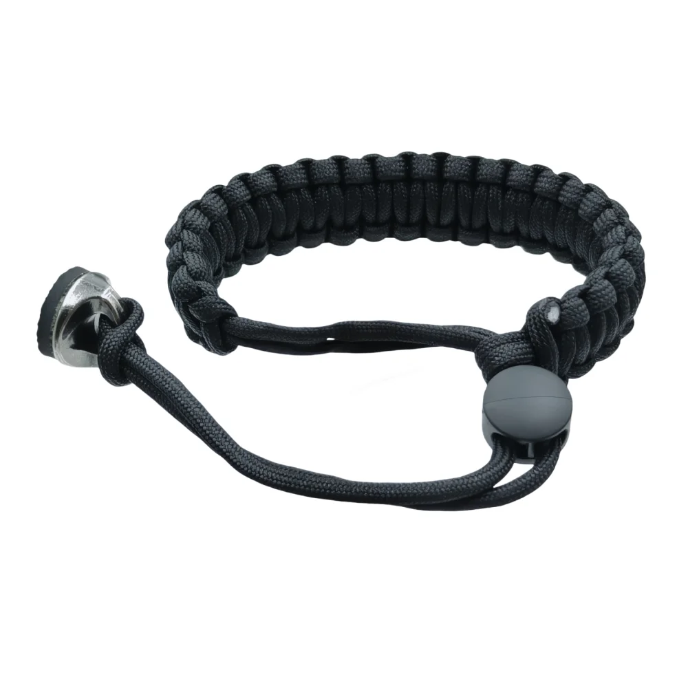 Anti-Verlust-Sicherheits-Handgelenkschlaufe, verstellbar, aus Nylon, mit 1/4-Zoll-Metallschraubbasis für Insta360 X5/X4, DJI Action 5/4 Pro Kamera – Detail 4