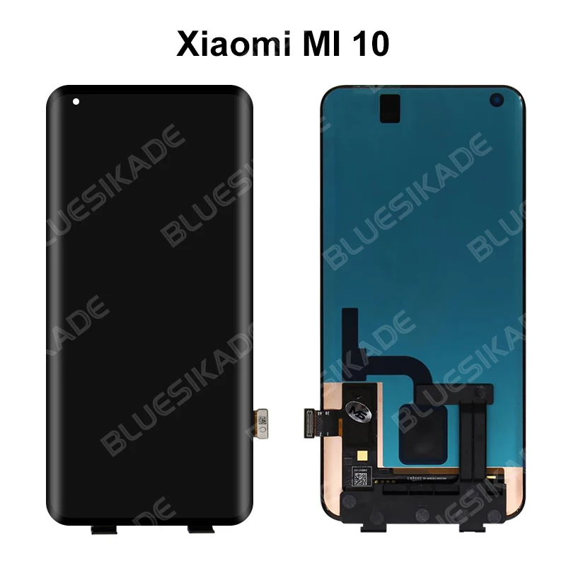 SUPER AMOLED For Xiaomi MI 10 Display M2001J2G LCD Touch Screen Digitizer For MI 10 5G LCD M2001J2I Display Replacement Parts