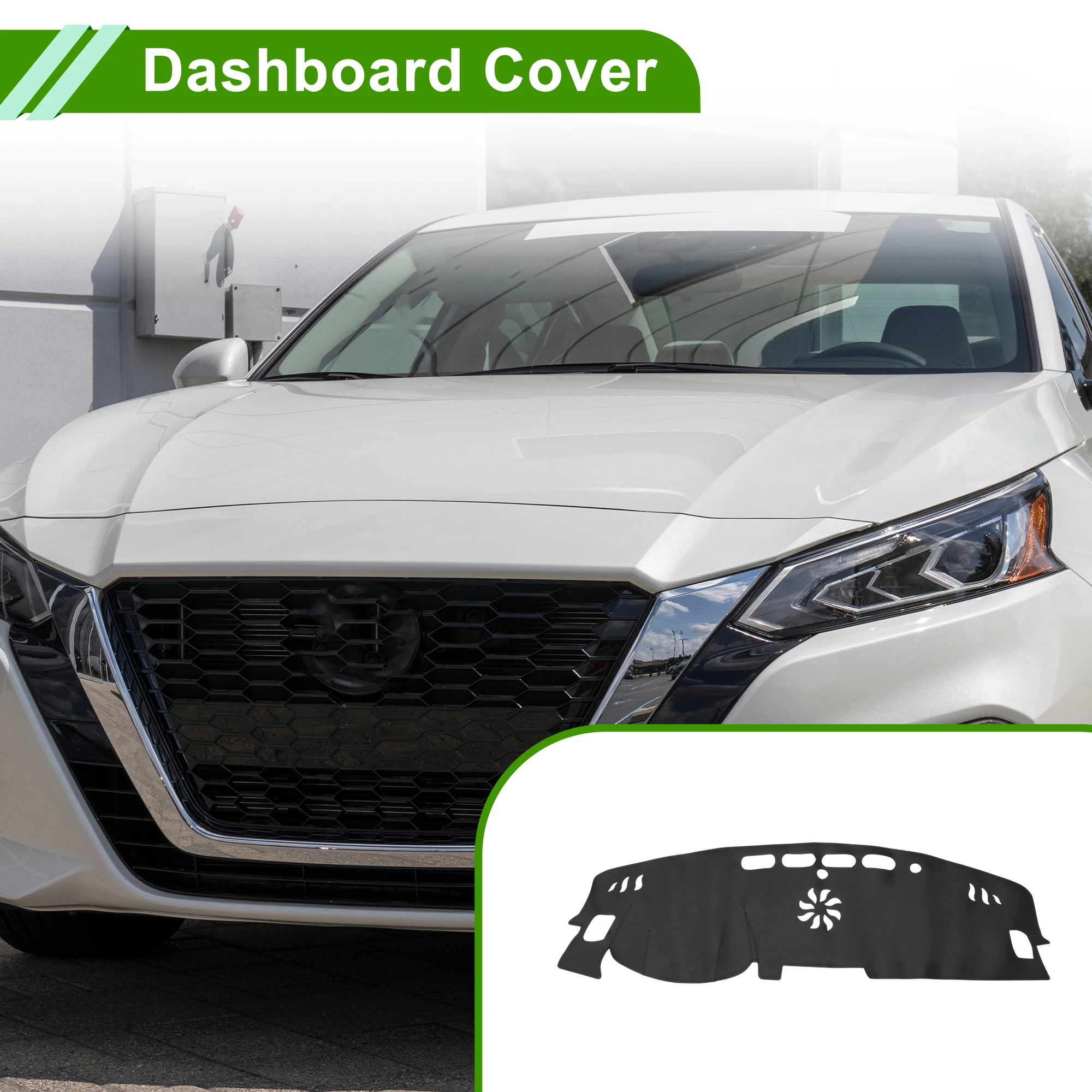 

Чехол на приборную панель UXCELL для Nissan Altima 2019-2025, черный, 1 шт.