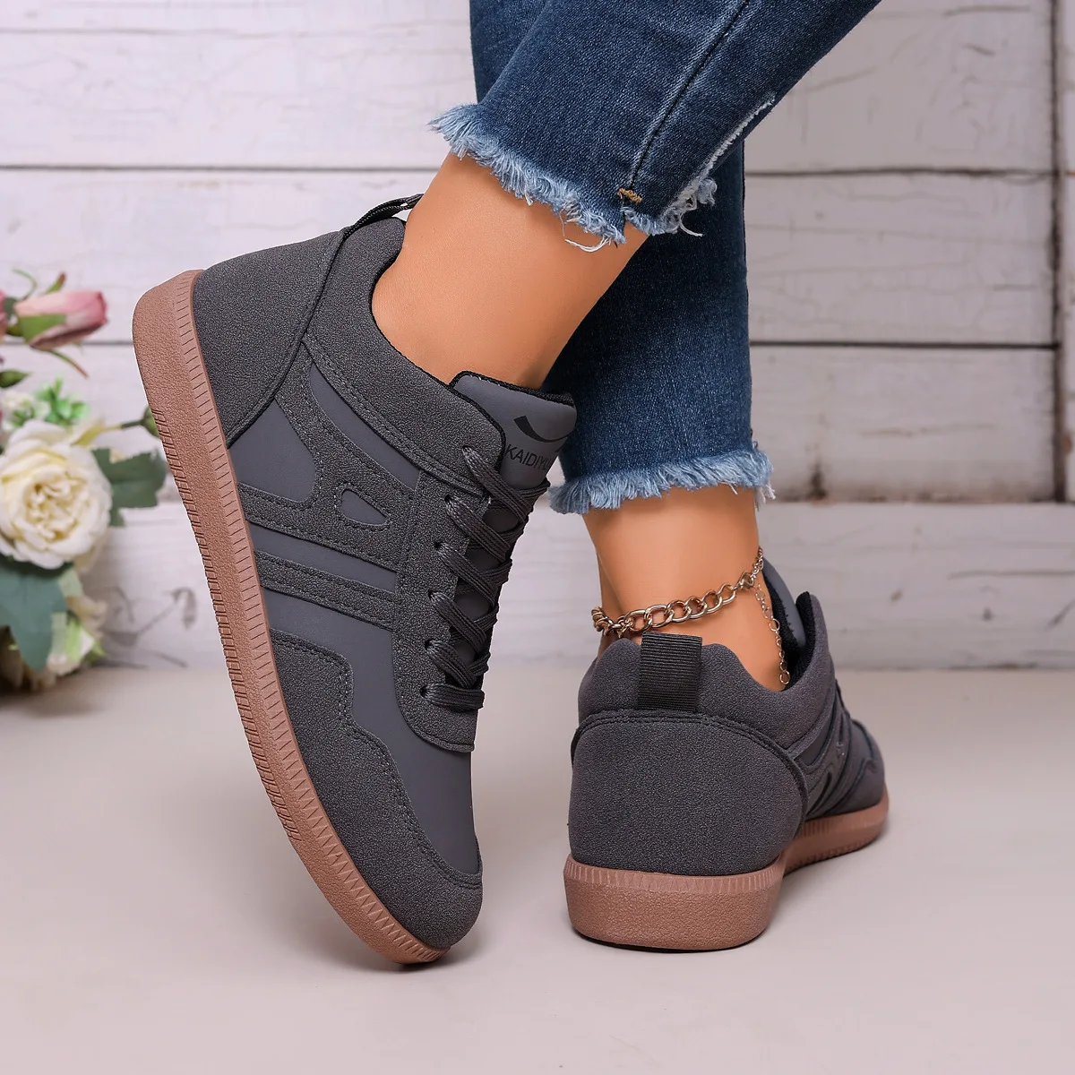 Neue 2026 Damen Schwarze Weichsohlen-Komfort-Sneaker Freizeitschuhe für Frauen Vielseitige Walkingschuhe Tenis Feminino Zapatillas Mujer – Detail 13