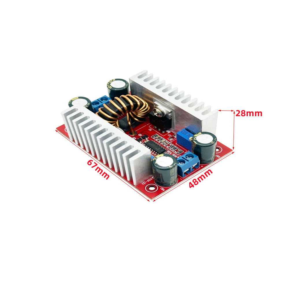 DC 400W 15A Step-up Boost Converter Constant Current Power Supply LED Driver 8.5-50V to 10-60V Voltage Charger Step Up Module