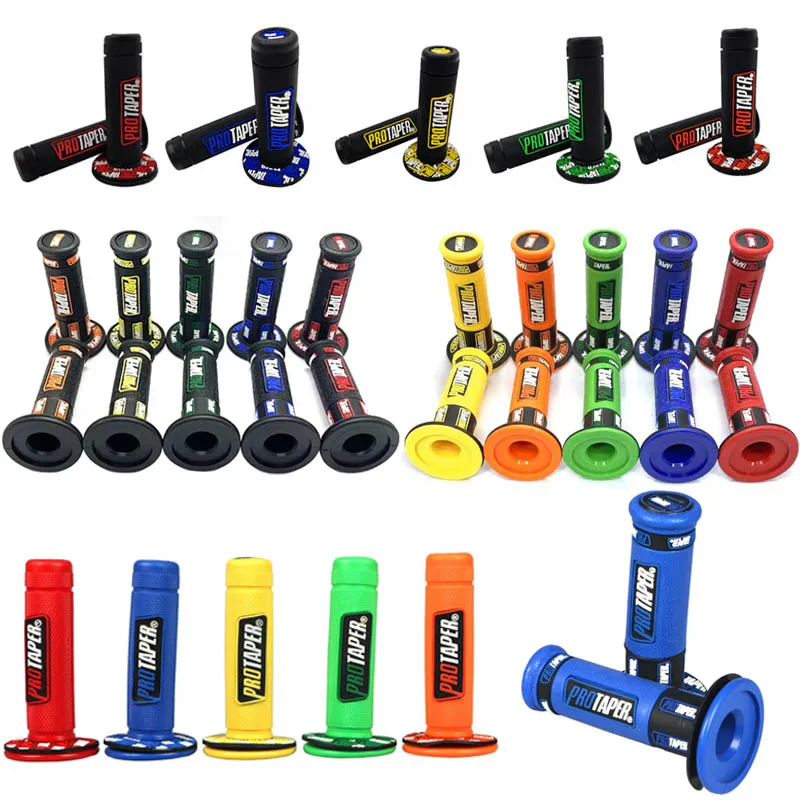 22MM Universal Motocross Pitbike Handle Bar Grips Motorcycle Moped Scooter Hand Grips For 50-200cc PCX125 CG125 YZF Ducati