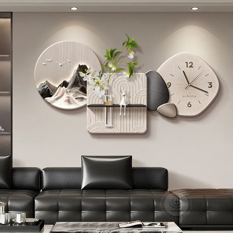 Modern Bedrooms Wall Watch Big Size Living Room Luxury Creative Restaurant Wall Clocks Fashion Horloge Murale Room Decorations