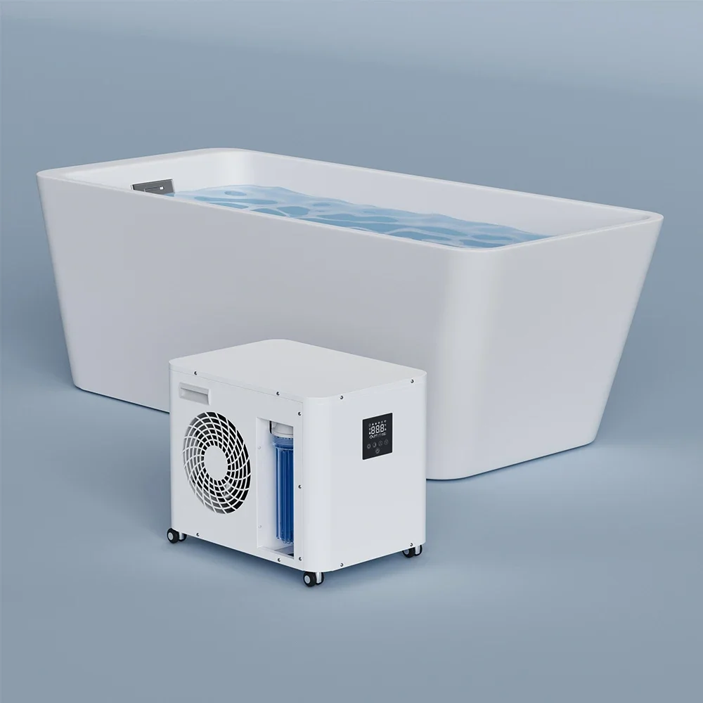 

#for ICEGALAX Customized Acrylic Ice Bath Tub Deep Soaking Cold Water Therapy Plunge Bathtub with Smart WIFI Water Chiller