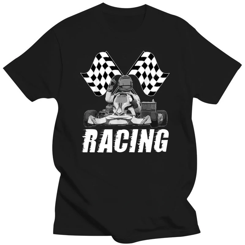 New Go Karting T Shirt Go-Karting Tee Go Kart Racing T-Shirt brand casual short sleeve for tshirt Cotton teeshirt t shirts