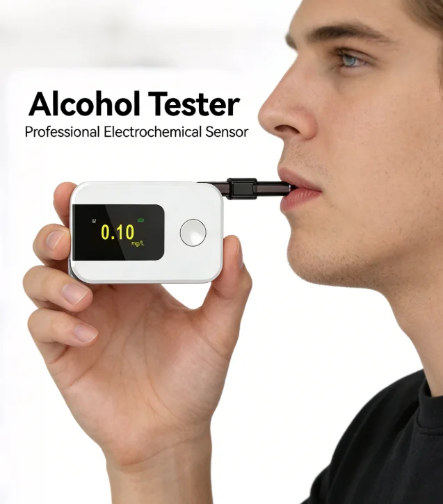 Wholesale AEC K1 Portable Digital Alcohol Breath Tester Professional 0.05% BAC Accuracy LCD Fuel Cell Sensor CE