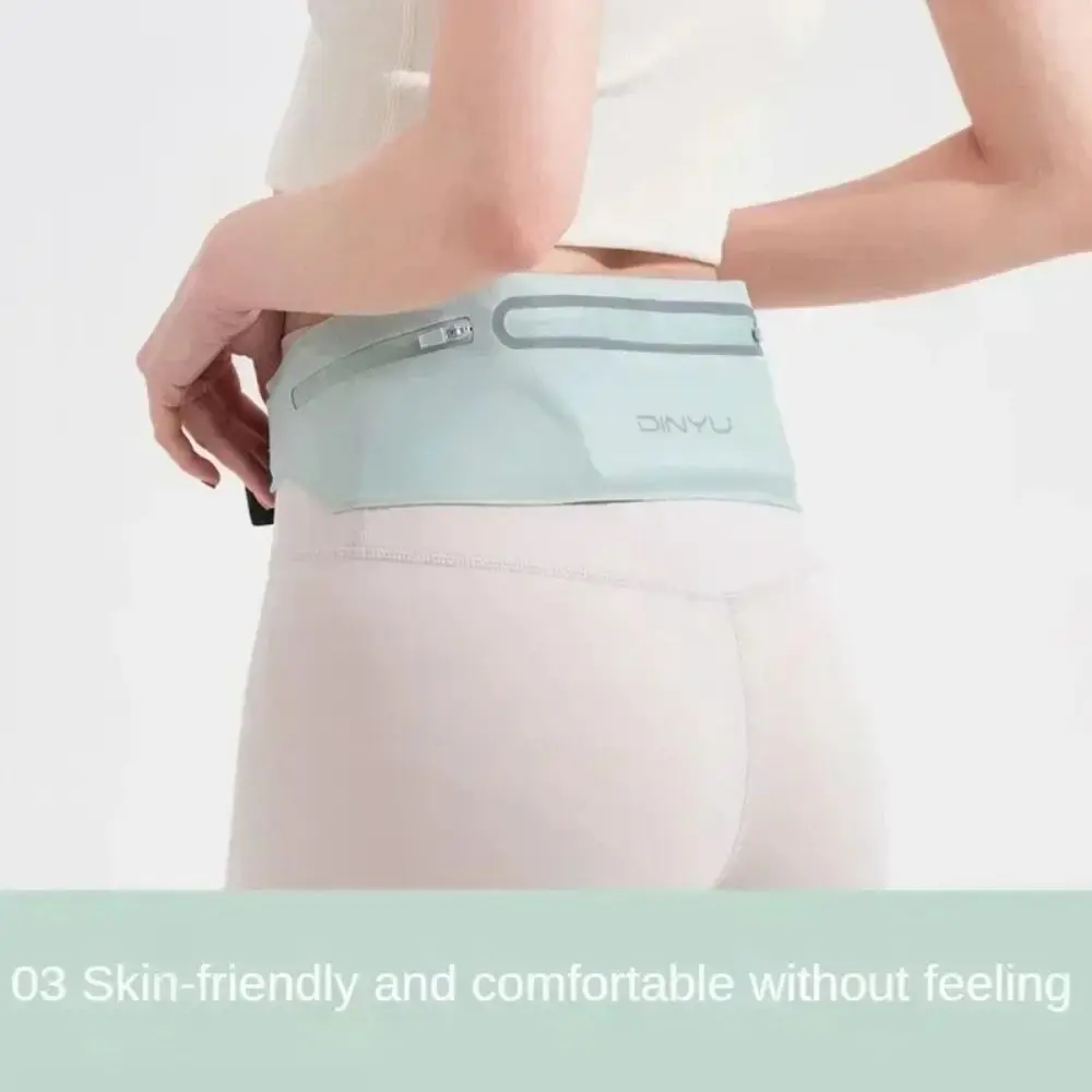 

Waterproof Running Waistband Portable Lightweight Sports Fanny Pack Adjustable Invisible Women Running Pouch Belt Fitness