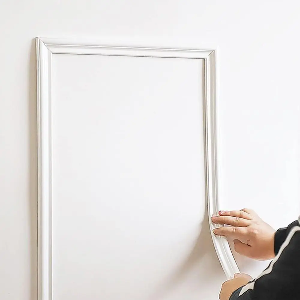 

Self-Adhesive Chair Rail Molding, Wall Decor & Protection, 4cm Wide