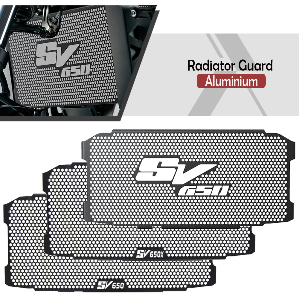 For Suzuki SV650 SV650X SV 650 X 650X ABS 2016-2023 2024 2025 2026 Motorcycle Radiator Guard Grille Cover Protector Protection
