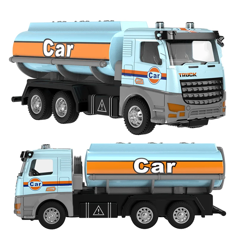 MQUDUO Alloy Sprinkler Truck Model, Diecast City Service Vehicle with Pull Back Action for Collection Gift