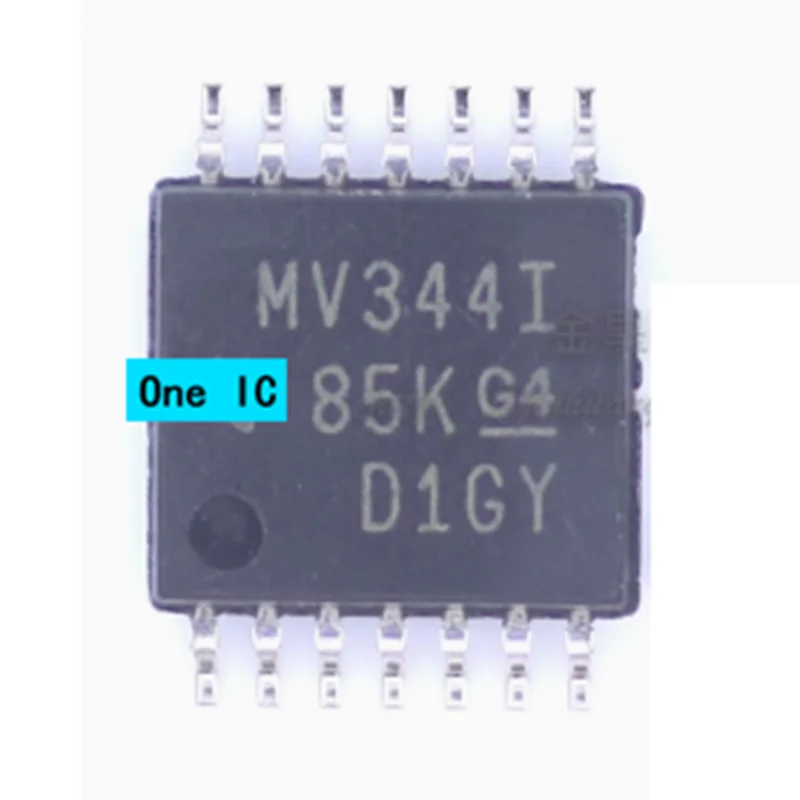 Brand New Genuine IC, 100% Original, LMV344IPWR, MV344I, TSSOP14, 5Pcs