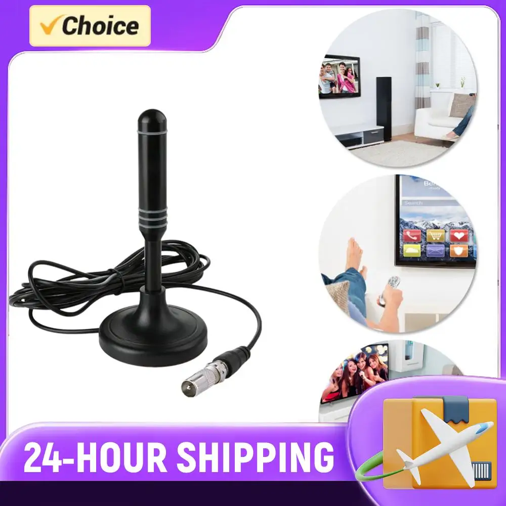 

HDTV Antenna 300cm Coax Cable Digital Receiving Antenna Plug and Play Indoor Outdoor Digital HD Freeview Aerial for Smart TV