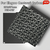 Build Plate for Elegoo Centauri Carbon PET PEO Carbon Fiber Heatbed 260x271 Build Plate  For Centauri Carbon 3DPrinter Accessory