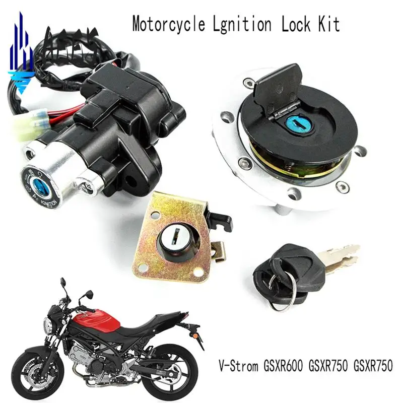 

AEE5-Motorcycle Lgnition Switch Lock Kit Seat Lock For Suzuki SV650 DL650 V-Strom DL100 V-Strom GSXR600 GSXR750 GSXR750 Replacem