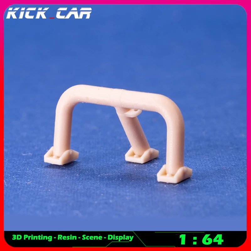 Kickcar 1/64 Garage Guardrail Anti-collision Strip Colorless Resin Model Scene Accessories