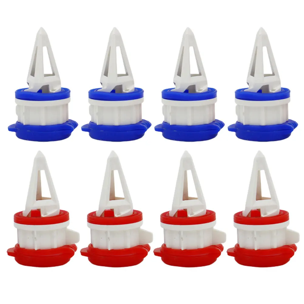 

8 Pcs Drink Deflector Beverages Diverter Extension Mouth Abs Plastic Milk Container Pourer Spout Liquid Tap Dispenser