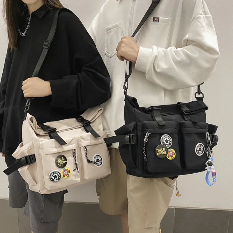 

Shoulder Bag, Men's Bag, New Trendy Brand, Casual Fashion Crossbody Bag, Simple and Versatile, Student Cargo Backpack Hand Bags