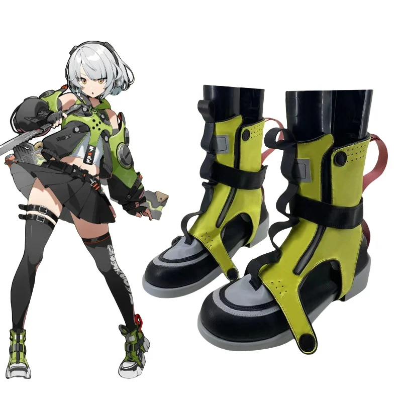 

Anby Demara Cosplay Anime Game Zenless Zone Zero Shoe Men Women PU Leather Shoes