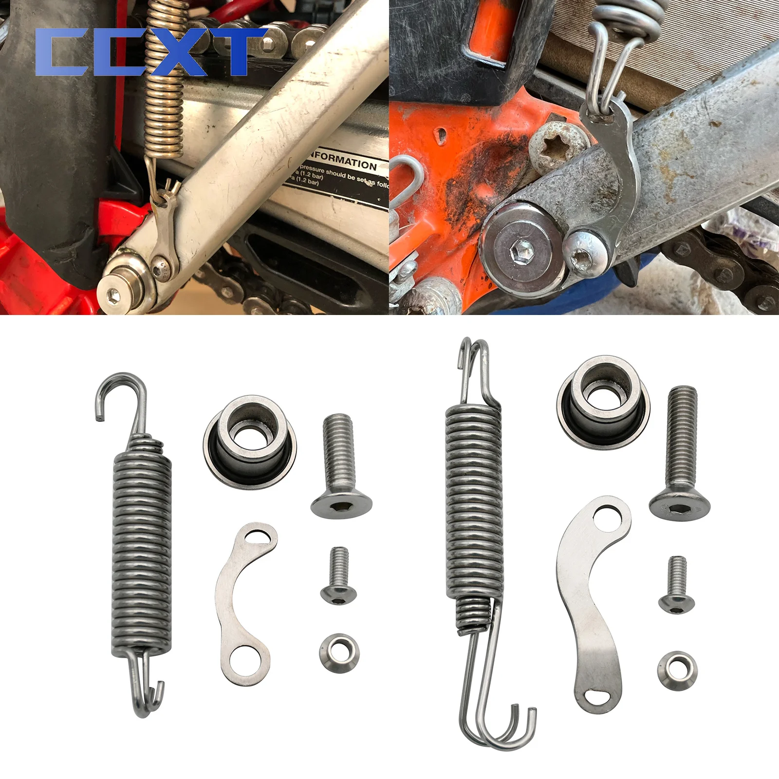 Motorcycle Kickstand Side Stand Springs Kit For KTM XC XCF XCW XCFW SX SXF EXC EXCF 150 200 250 300 350 400 450 500 Universal