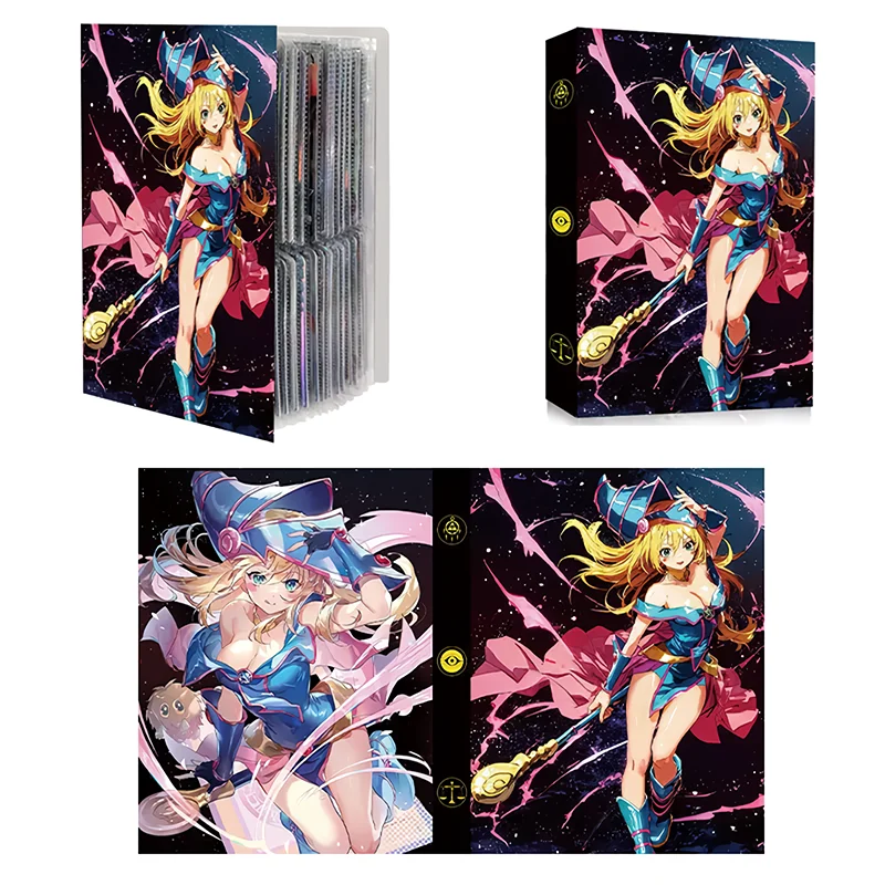 240PCS Yu-Gi-Oh Anime Album Card Blue-Eyes Toon Dragon Album Book Anime Map Letter Holder Binder Notebook Collection Card Folder