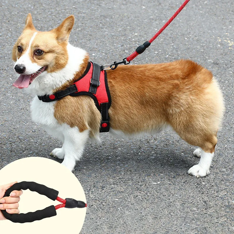 

Saddle Dog Harness Reflective Adjustable Pet Harness No Pull Walking Training Small Medium Large Big Dogs Chest Strap Product