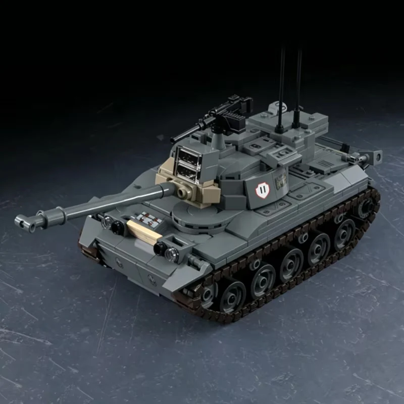 Military Vehicle Building Block Set DIY Assembly Brick Kit Featuring Armored Tanks And Transport Trucks For Collectors QWERT