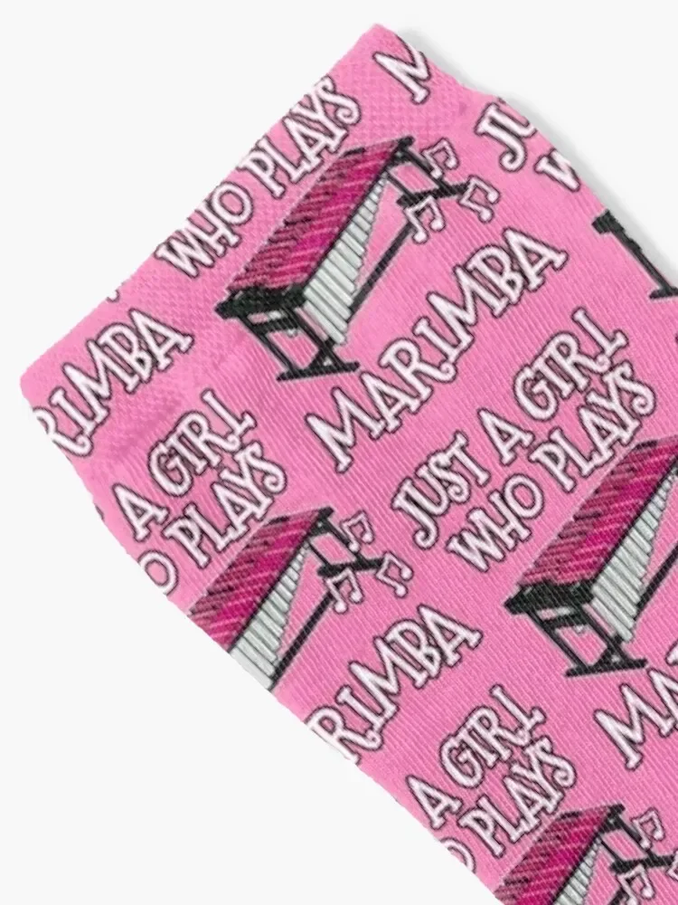 Just A Girl Who Plays Marimba Female Musician Socks funny sock soccer anti-slip ankle Wholesale Socks Man Women's