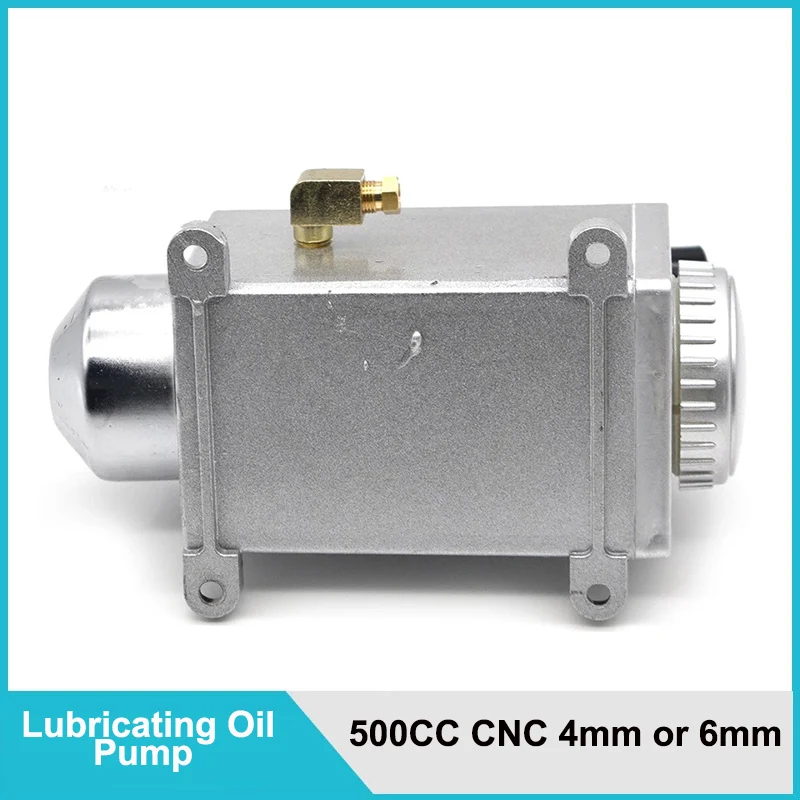 Lubricating Manual Oil Pump Hand Lubrication 500CC CNC 4mm / 6mm Double Outlet / single outlet Port Manual Lubricating Pump