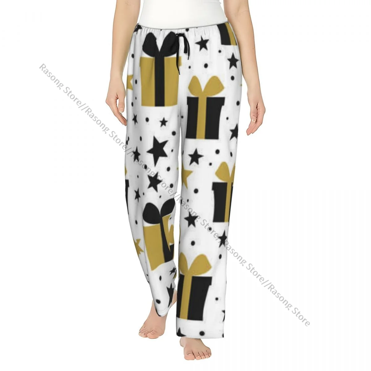 

Women Lounge Pants Soft Gifts Illustration Pajama Pants Winter Sleepwear
