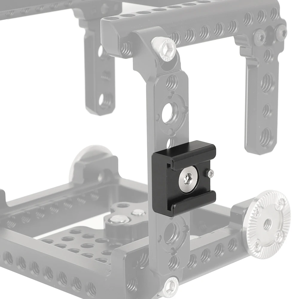 KAYULIN 15mm 19mm Rod Holder With Cold Shoe Mount Adapter & ARRI Locating Pins For Rod-based Camera Accessories Monitor Holder