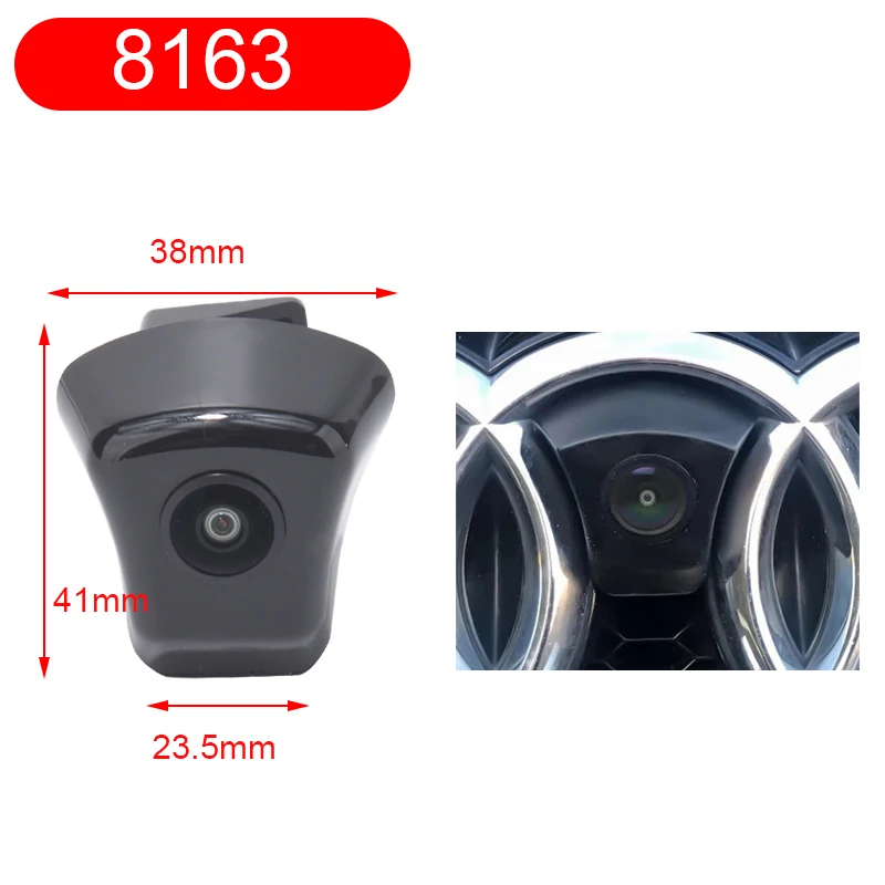 170 ° Degree CCD AHD 1080P Frontkamera mit Audi-Emblem-Logo für Audi A1 A3 A4 A5 A6 A7 S1 S3 S6 Q3 Q5 Q7 – Detail 4