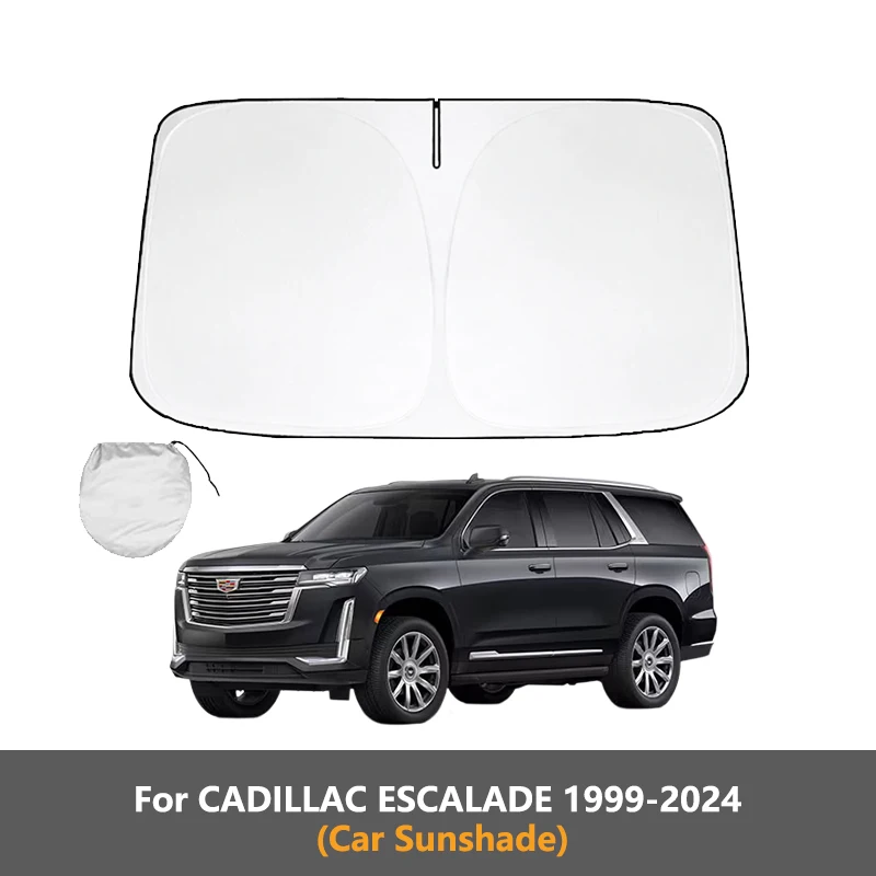 For CADILLAC ESCALADE 1999-2020 Car Sunshade Sun Shade Front Rear Window Film Windshield Visor Cover UV Protect Reflector