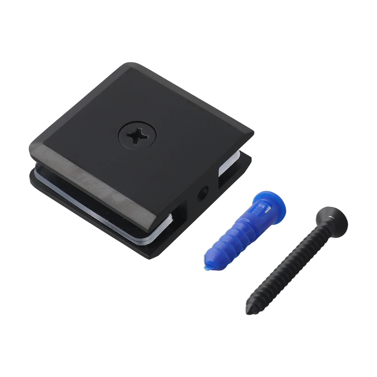 Fixed Panel Clamp U-Clamp For Tempered Glass Glass Panel Decoration Thickness 4mm U-clamp Elegant Design Quick Installation