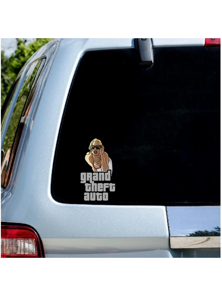 Y415# Boutique Decals Exterior Accessories GTA Grand Theft Auto SAN ANDREAS Logo Vinyl Car Stickers Automobile Decorative