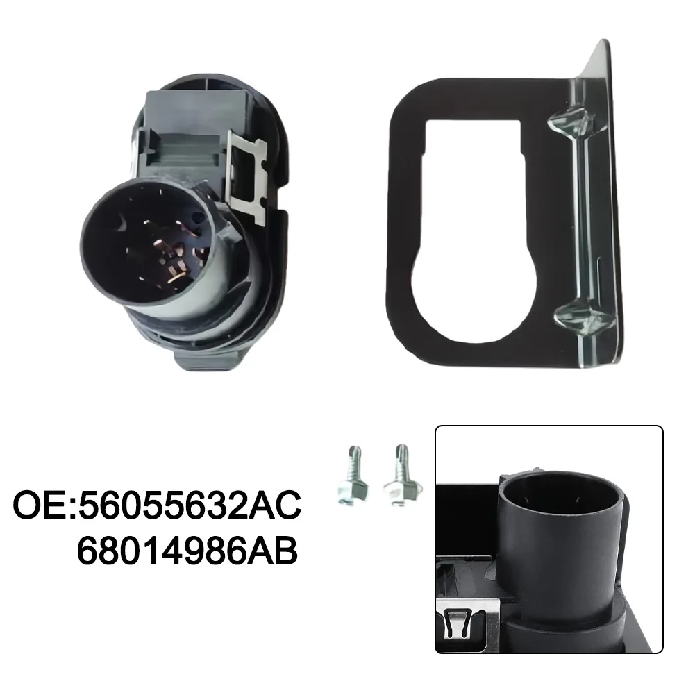 7-pin Trailer Wiring Harness Connector 09-23 For Dodge For Durango 56055632AC 68573359AA FU5Z14489A Automobiles Parts Black